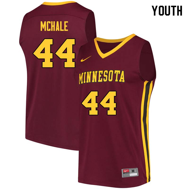 Youth #44 Kevin McHale Minnesota Golden Gophers College Basketball Jerseys Sale-Maroon